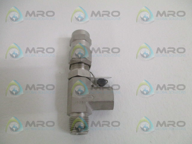 SWAGELOK SS-R4M8F8 PRESSURE RELIEF VALVE 200PSI *NEW NO BOX*