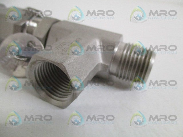 SWAGELOK SS-R4M8F8 PRESSURE RELIEF VALVE 200PSI *NEW NO BOX*
