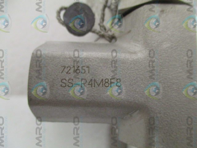 SWAGELOK SS-R4M8F8 PRESSURE RELIEF VALVE 200PSI *NEW NO BOX*