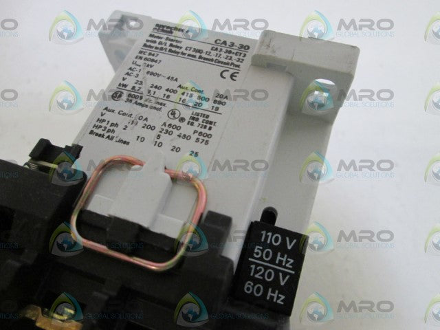 SPRECHER+SCHUH CA3-30-10 CONTACTOR 110/120V *NEW NO BOX*
