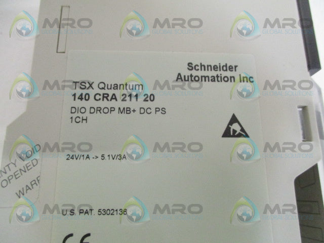 SCHNEIDER MODICON TSX QUANTUM 140CRA21120 DIP DROP INTERFACE MODULE *NEW NO BOX*