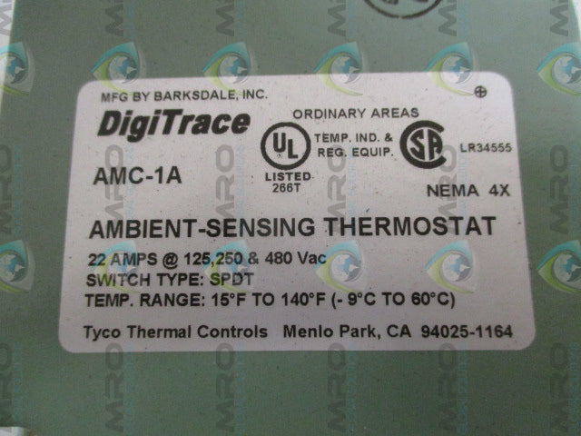 TYCO THERMAL DIGITRACE AMC-1A THERMOSTAT 15/140 DEG F *NEW IN BOX*