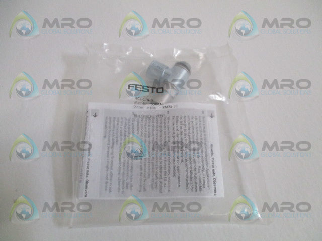FESTO HGL-1/4-B PILOT CHECK VALVE * NEW IN FACTORY BAG *