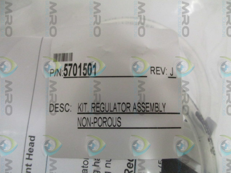 INDUSTRIAL MRO 5701501 REGULATOR ASSEMBLY KIT *NEW IN FACTORY BAG*