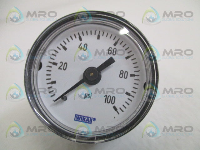 WIKA 4301862 PRESSURE GAUGE 0-100 PSI *NEW IN BOX*