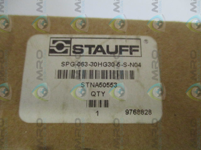 STAUFF SPG-063-30HG30-5-S-N04 PRESSURE GAUGE -30"HG-0" *NEW IN BOX*