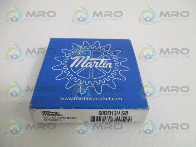 MARTIN 60BB13H BALL BEARING IDLER SPROCKET 5/8" *FACTORY SEALED*