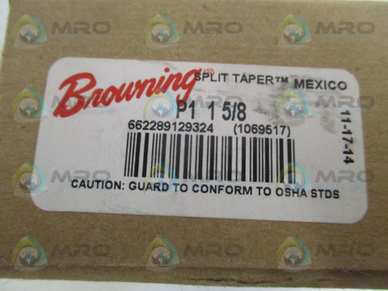 BROWNING P1 SPLIT TAPER BUSHING 1-5/8" * FACTORY SEALED *