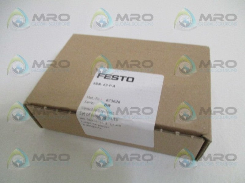 FESTO ADN-63-P-A SET OF WEARING PARTS * FACTORY SEALED *