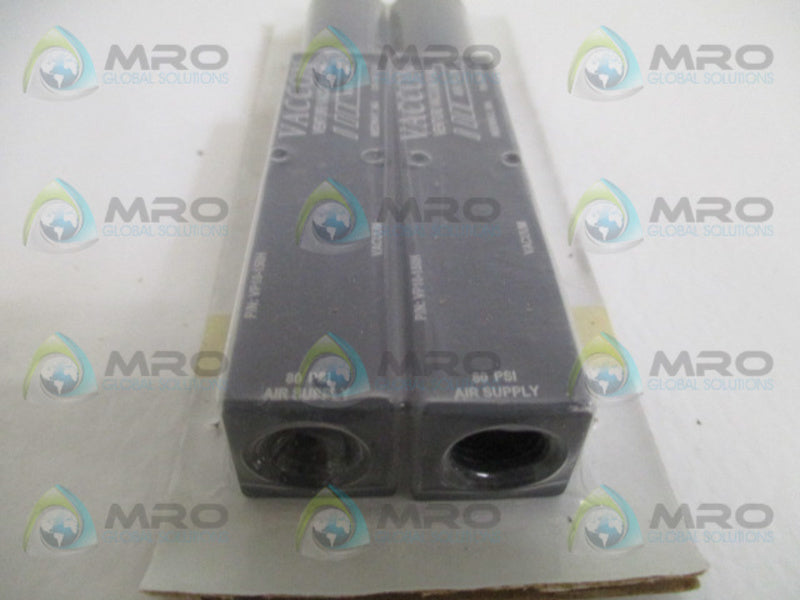 VACCON VP10-150H VENTURI VACUUM PUMP (PKG. OF 2) *NEW IN ORIGINAL PACKAGE*
