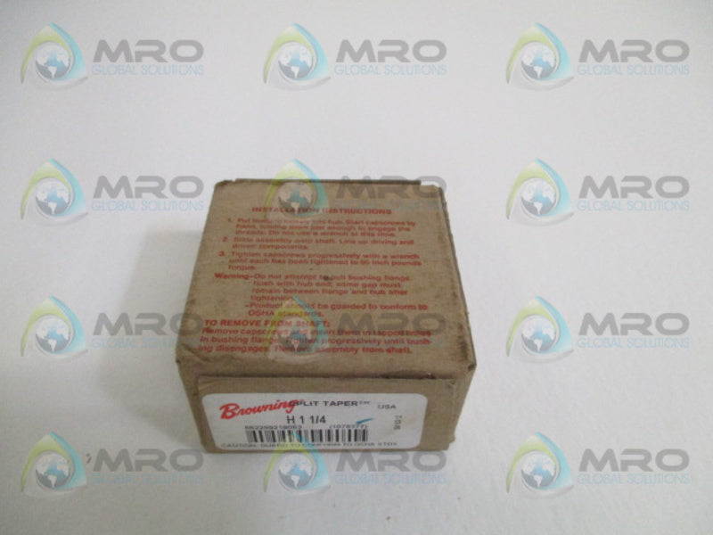 BROWNING 1078377 H SPLIT TAPER BUSHING 1-1/4" * FACTORY SEALED *