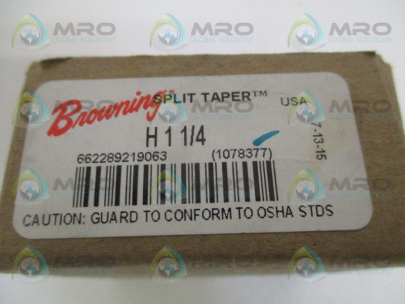 BROWNING 1078377 H SPLIT TAPER BUSHING 1-1/4" * FACTORY SEALED *