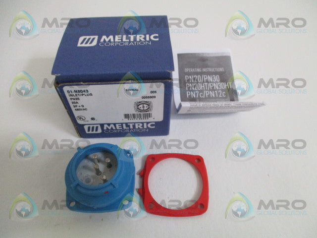 MELTRIC 01-N8043 INLET/PLUG *NEW IN BOX*
