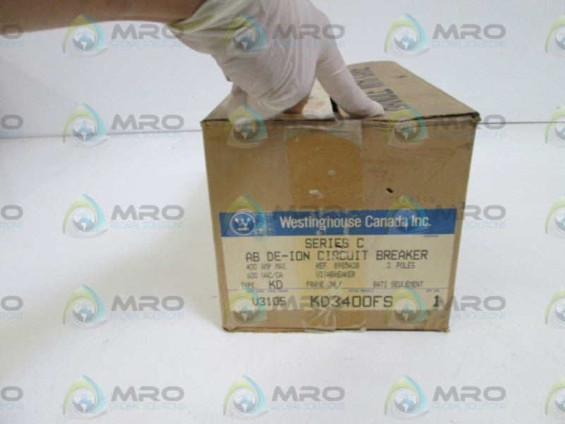WESTINGHOUSE KD3400FS CIRCUIT BREAKER 400A *NEW IN BOX*