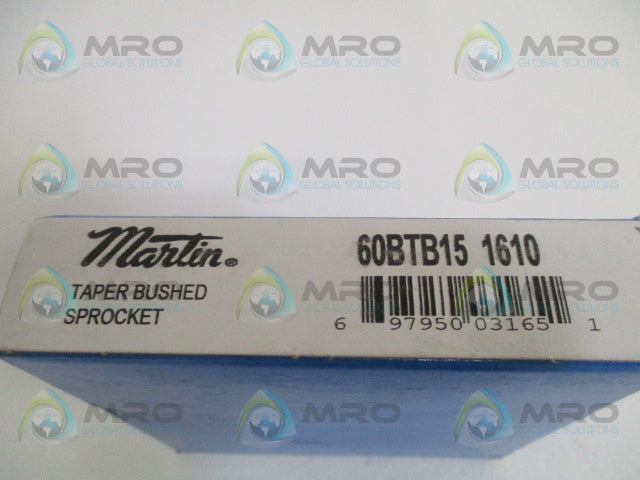 MARTIN 60BTB15 1610 TAPER BUSHED SPROCKET *FACTORY SEALED*