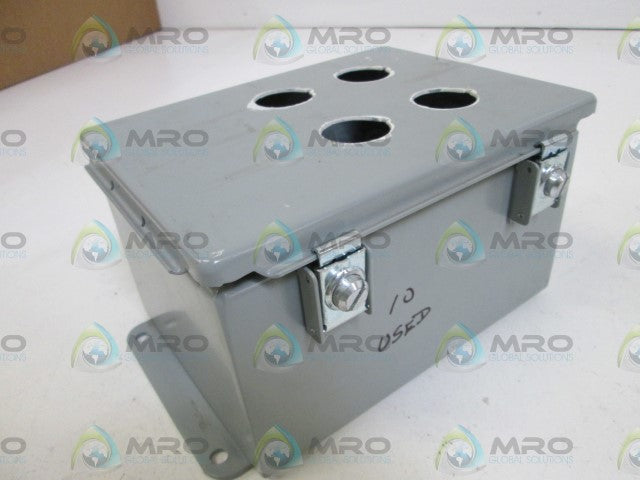 HOFFMAN ENCLOSURE BOX A806CHFTC *USED*