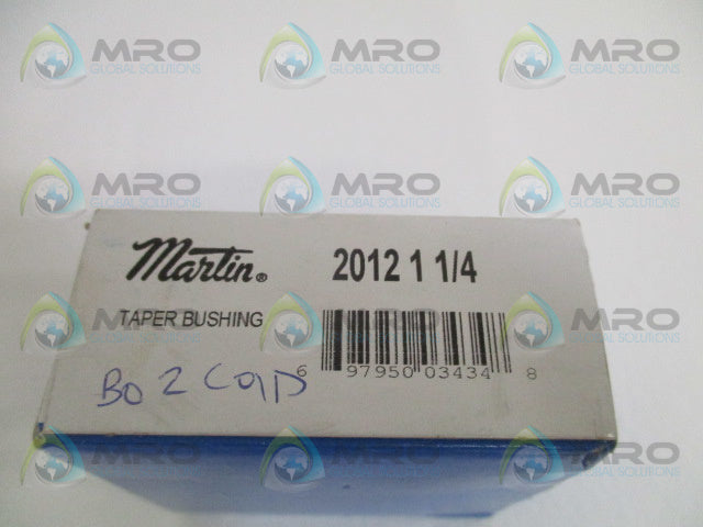 MARTIN 2012 TAPER LOCK BUSHING 1-1/4" *FACTORY SEALED*