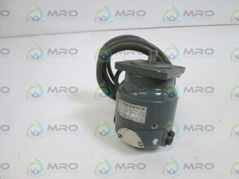 TOYO DENKI SEIZO CO, LTD D.C. TACHO GENERATOR TG7D-CA *USED*