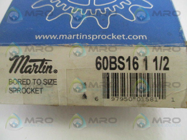 MARTIN 60BS16 SPROCKET 1-1/2" *NEW IN BOX*