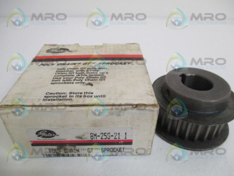 GATES 8M-25S-21 POLY CHAIN SPROCKET 1" *NEW IN BOX*