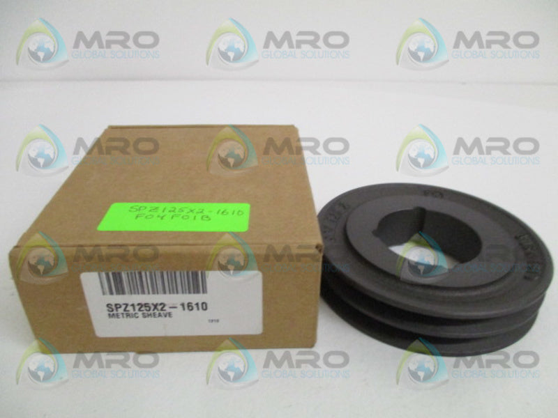 INDUSTRIAL MRO SPZ125 1610 METRIC SHEAVE 2" *NEW IN BOX*