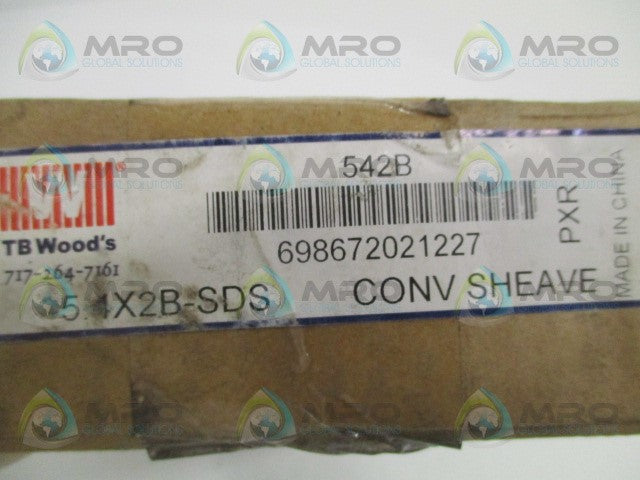 TB WOODS 5.4X2B SDS CONV SHEAVE *NEW IN BOX*