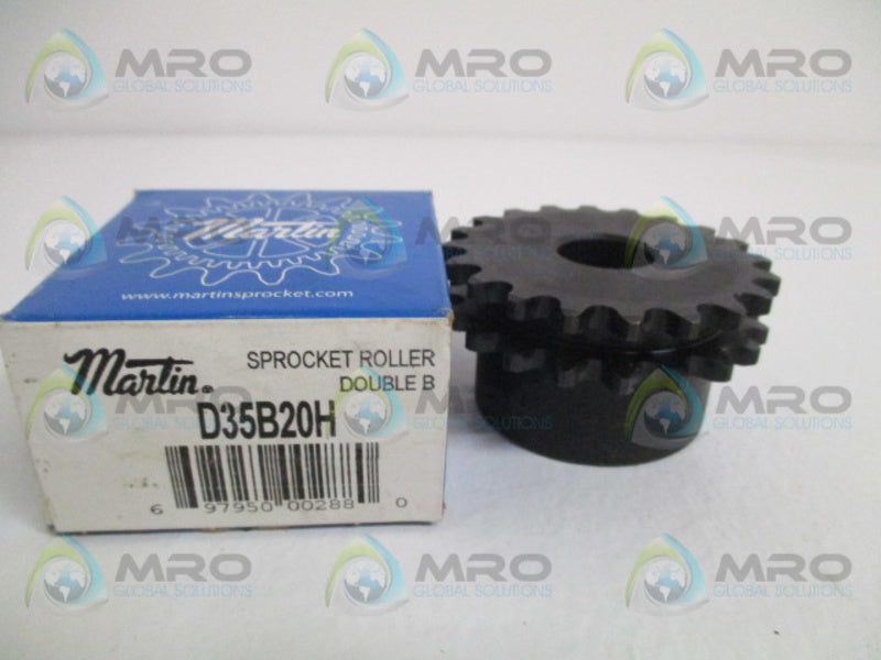 MARTIN D35B20H SPROCKET ROLLERD DOUBLE B 3/4" *NEW IN BOX*