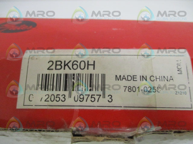 GATES 7801-0258 2BK60H SHEAVE *NEW IN BOX*