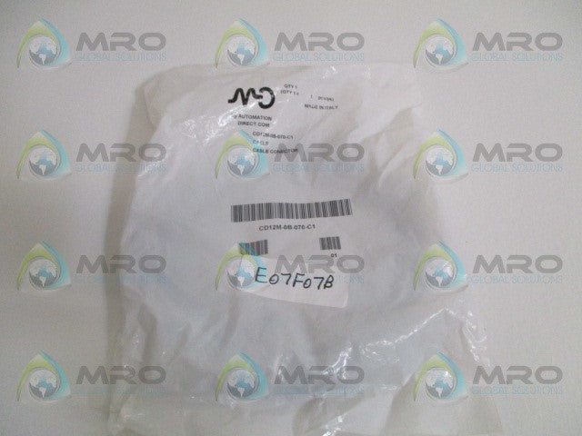 AUTOMATION DIRECT CD12M-0B-070-C1 CABLE CONNECTOR * NEW IN FACTORY BAG *