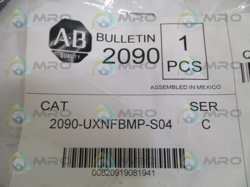 ALLEN BRADLEY 2090-UXNFBMP-S04 SER. C POWER CABLE * NEW IN FACTORY BAG *