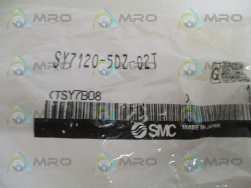 SMC SY7120-5DZ-02T SOLENOID AIR CONTROL VALVE *NEW IN FACTORY BAG*