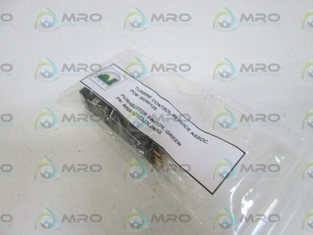 TURBINE CONTROL SERVICE ASSOC. PUSHBUTTON SWITCH GREEN 800A1C1E2J3L2N1G *NEW NO BOX*