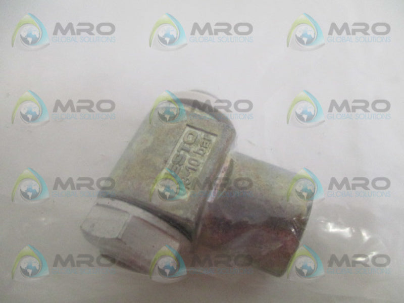 FESTO GRLA-1/4-B ONE-WAY FLOW CONTROL VALVE * NEW IN FACTORY BAG *