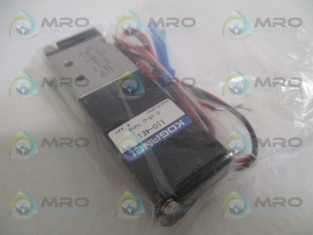 KOGANEI 110-4E1 PNEUMATIC SOLENOID VALVE *NEW NO BOX*