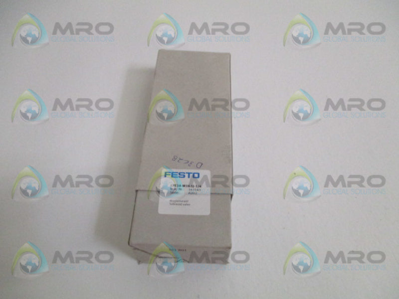 FESTO CPE18-M1H-5J-1/4 SOLENOID VALVE * FACTORY SEALED *