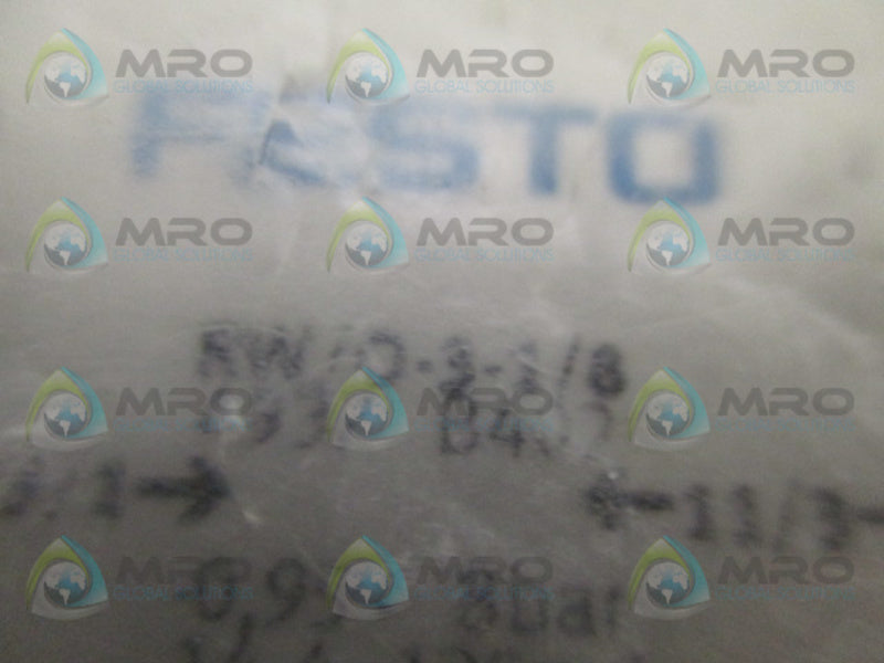 FESTO RW/O-3-1/8 SWIVEL LEVER VALVE * NEW IN FACTORY BAG *