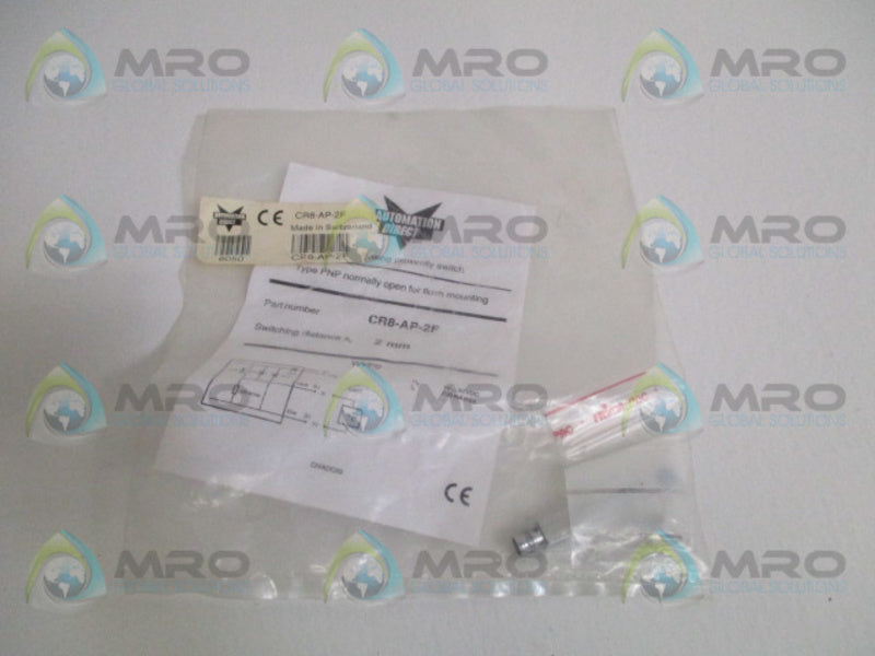 AUTOMATION DIRECT CR8-AP-2F INDUCTIVE PROXIMITY SENSOR * NEW IN FACTORY BAG *