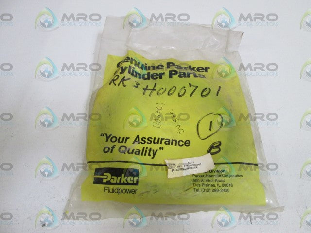 PARKER ROD SEAL KIT RK3H000701 *NEW IN FACTORY BAG*