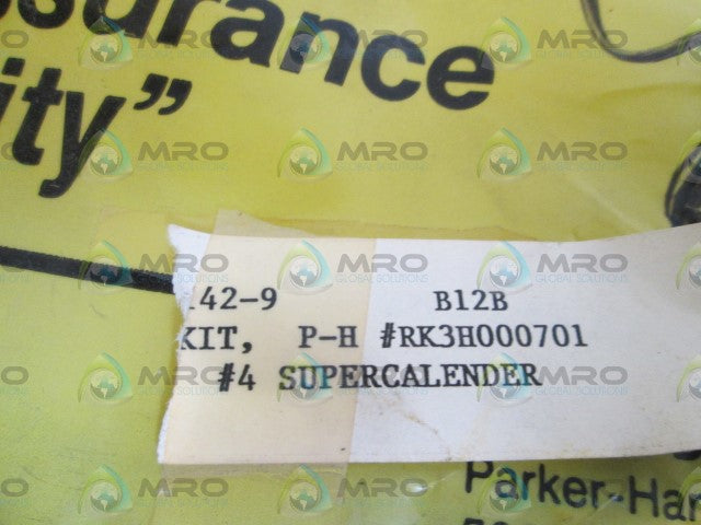 PARKER ROD SEAL KIT RK3H000701 *NEW IN FACTORY BAG*