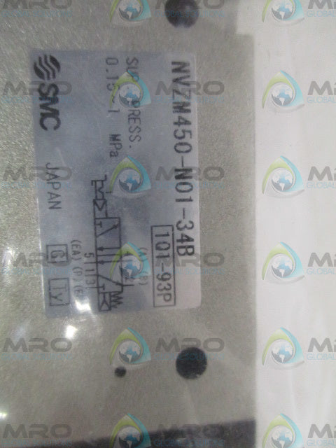 SMC NVZM450-N01-34B MECHANICAL VALVE *NEW IN FACTORY BAG*