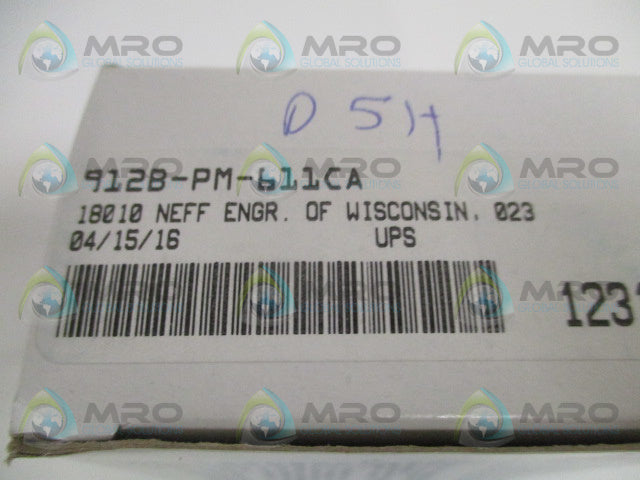 MAC 912B-PM-611CA SOLENOID VALVE *NEW IN BOX*
