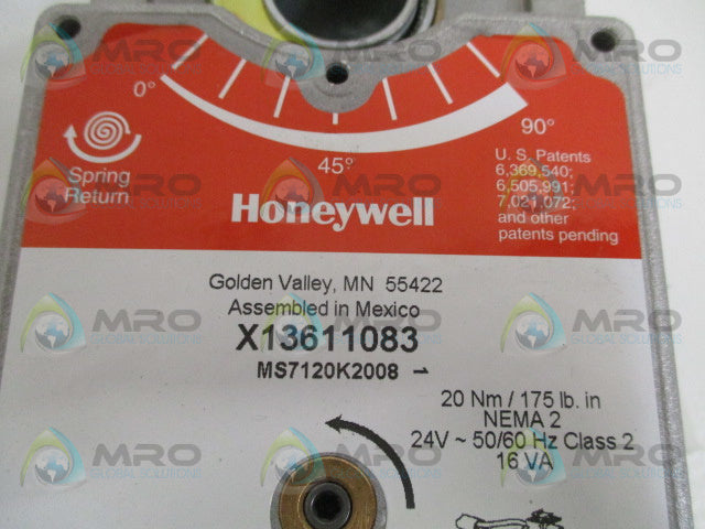 HONEYWELL MS7120K2008 POSTION DAMPER ACTUATOR *NEW NO BOX*