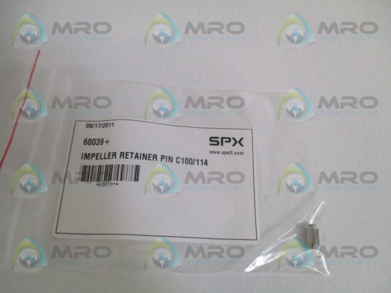 SPX 60039+ IMPELLER RETAINER PIN *NEW IN FACTORY BAG*