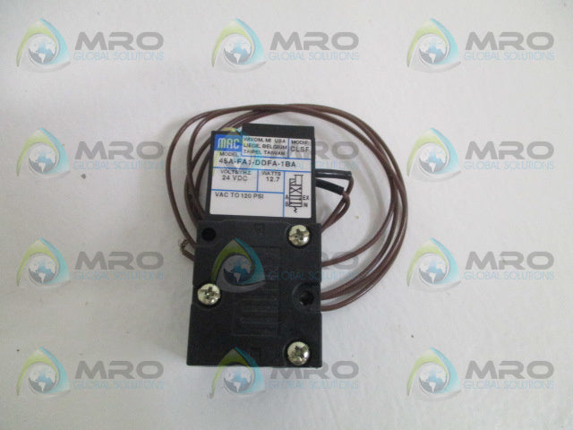 MAC 45A-FA1-DDFA-1BA SOLENOID VALVE *NEW IN BOX*