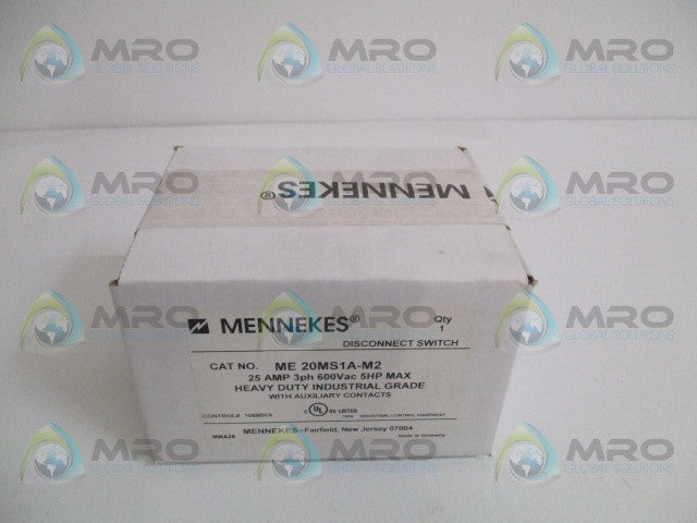 MENNEKES ME20MS1A-M2 DISCONNECT SWITCH *FACTORY SEALED*