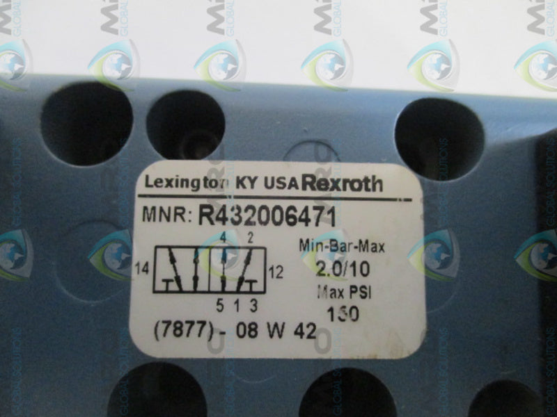 REXROTH R432006471 AIR CONTROL VALVE *USED*