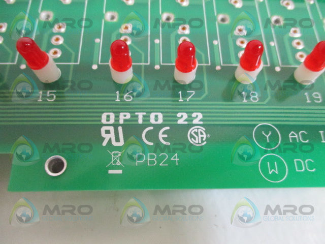 OPTO 22 PB24 24-CHANNEL RACK I/O MODULE *NEW IN BOX*