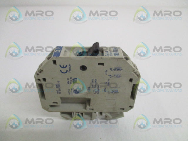 TELEMECANIQUE GB2-CB08 CIRCUIT BREAKER 3A *USED*
