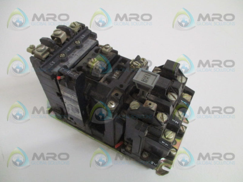 ALLEN BRADLEY 509-BOA SER. B SIZE 1 STARTER *USED*