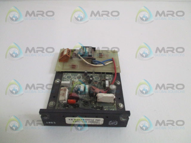 KB ELECTRONICS KBIC-118 (MOD) DC MOTOR SPEED CONTROL (REMANUFACTURED) *USED*